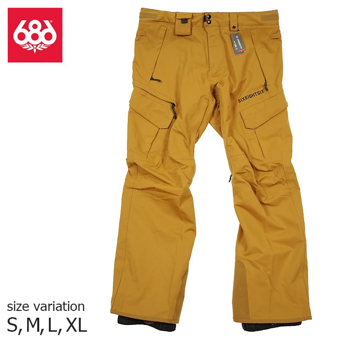 686 ウェア MEN'S SMARTY 3in1 CARGO PANT GOLDEN BROWN スノーボード