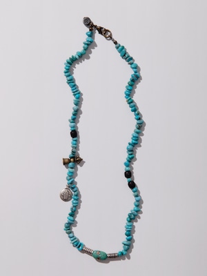 Turquoise Chip Necklace Small (Unique piece)