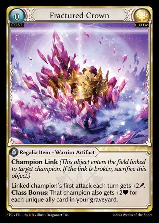 Fractured Crown[UR]《FTC-24》