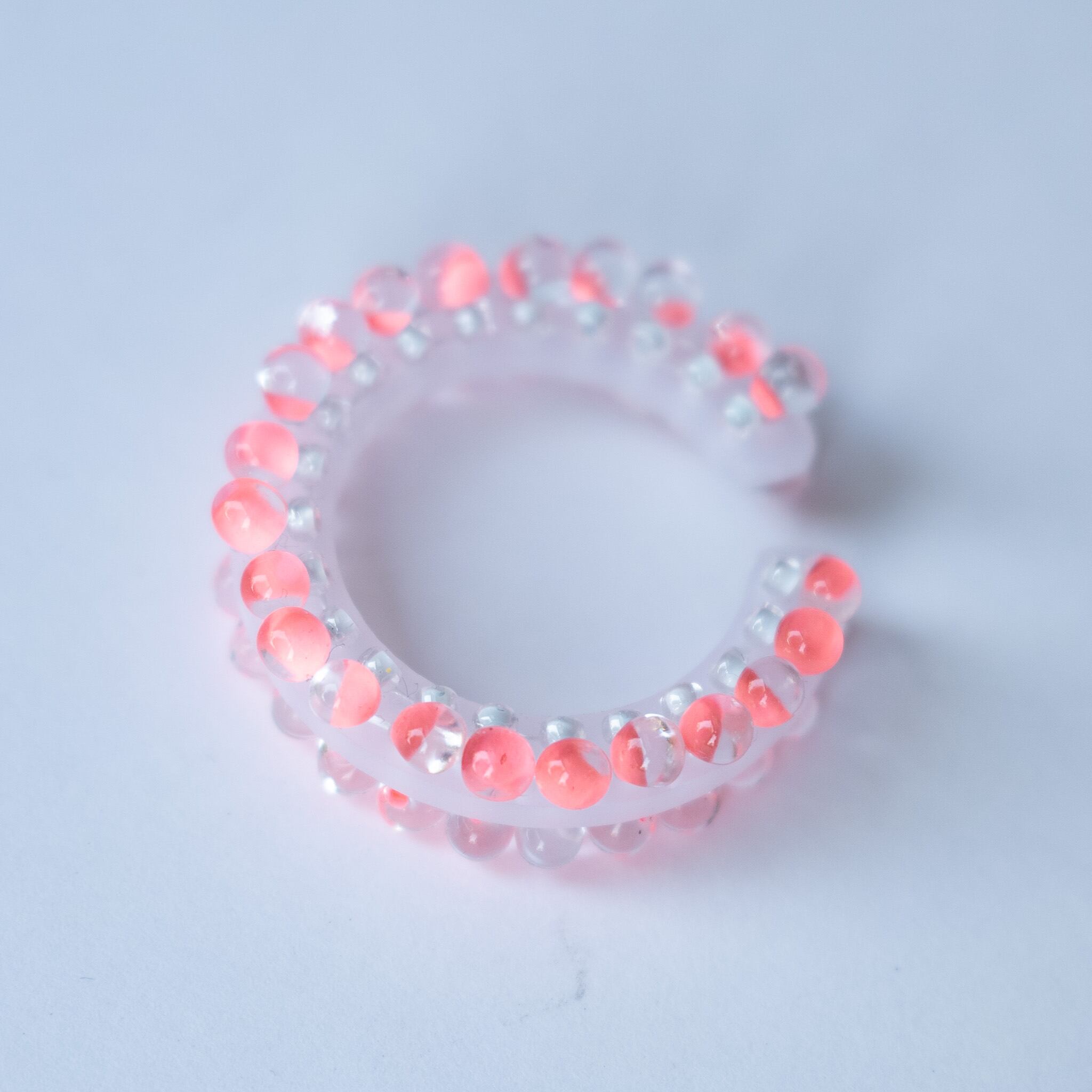 puzzle ring ear cuff L  [16]