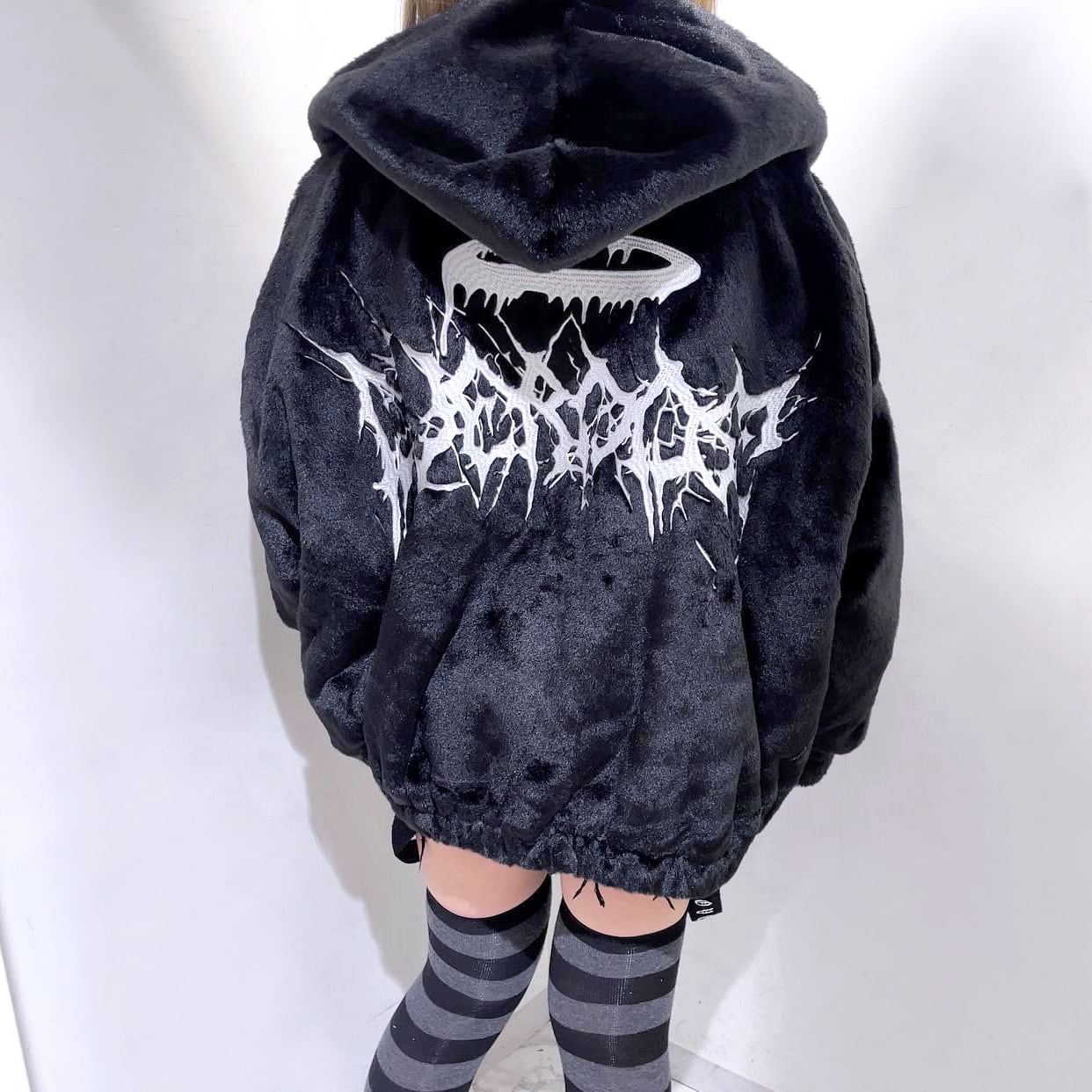 渋谷店で人気！】サブカルロゴ☆チェーンファーブルゾン