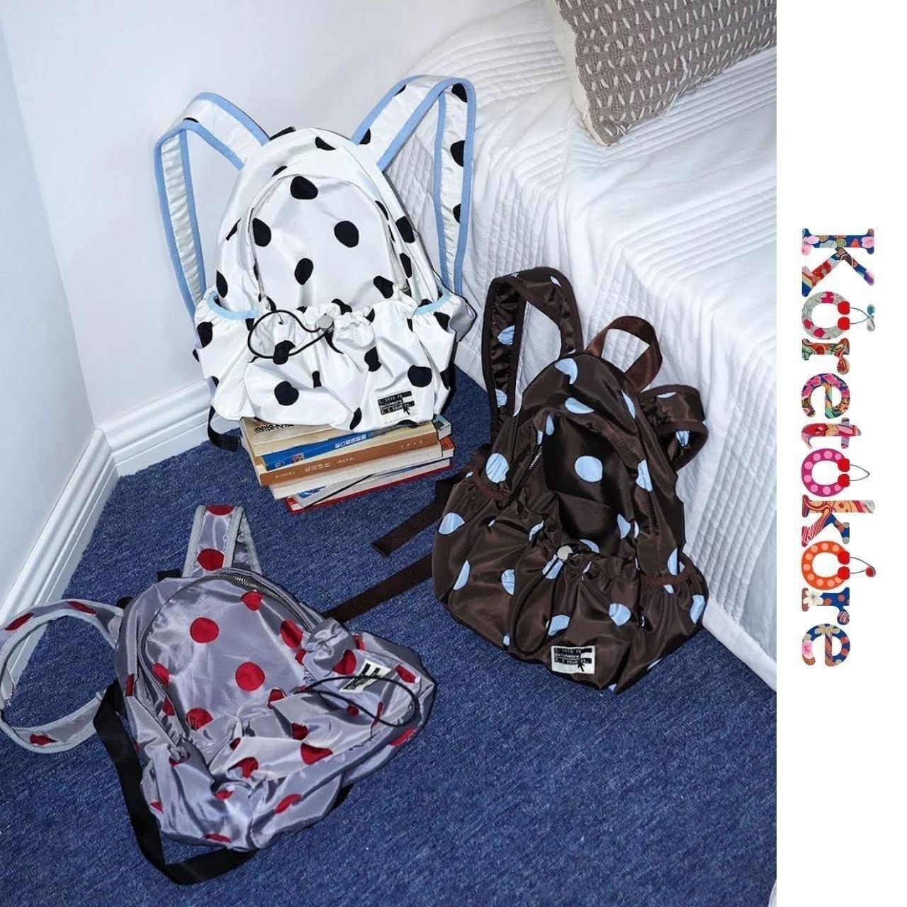 Dot Puff Backpack〈3color〉 A2044