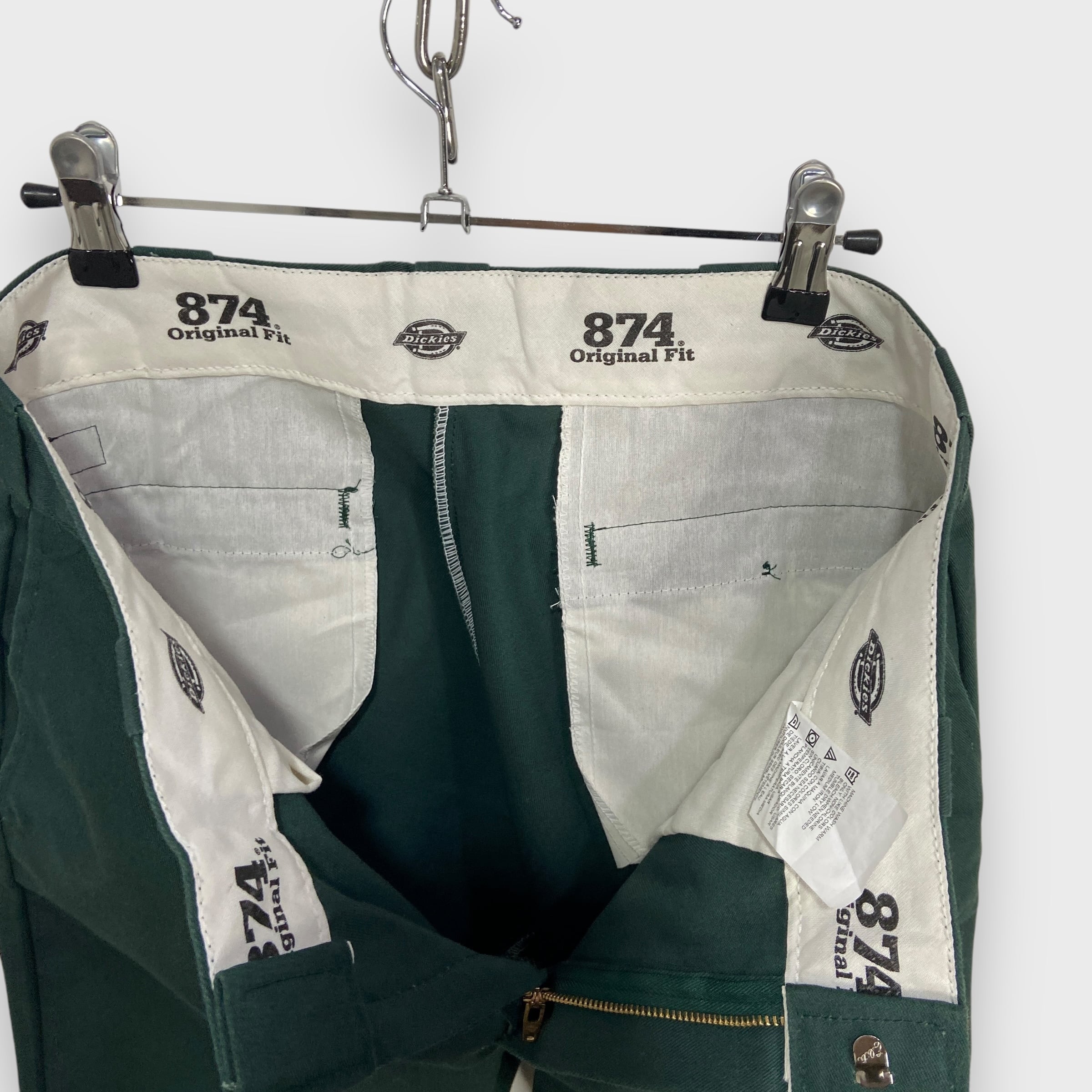 Dickies ディッキーズ 874 ワークパンツ ハンターグリーン W33 | 古着