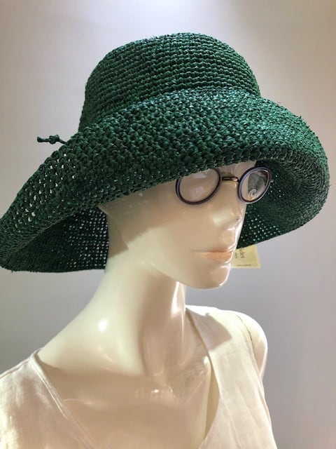 ファッション姫 通販 Sans Arcidet (サンアルシデ）FANNY HAT Col.BRITISH (Green 帽子