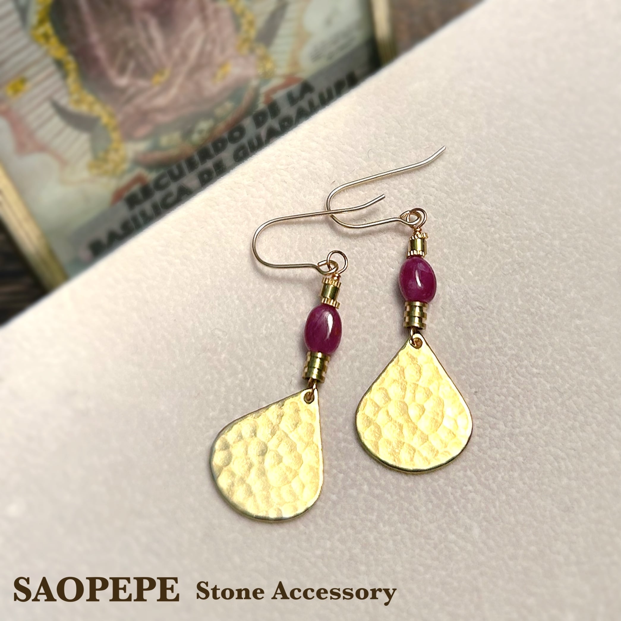 RUBY ピアス(Drop) | SAOPEPE Online Shop