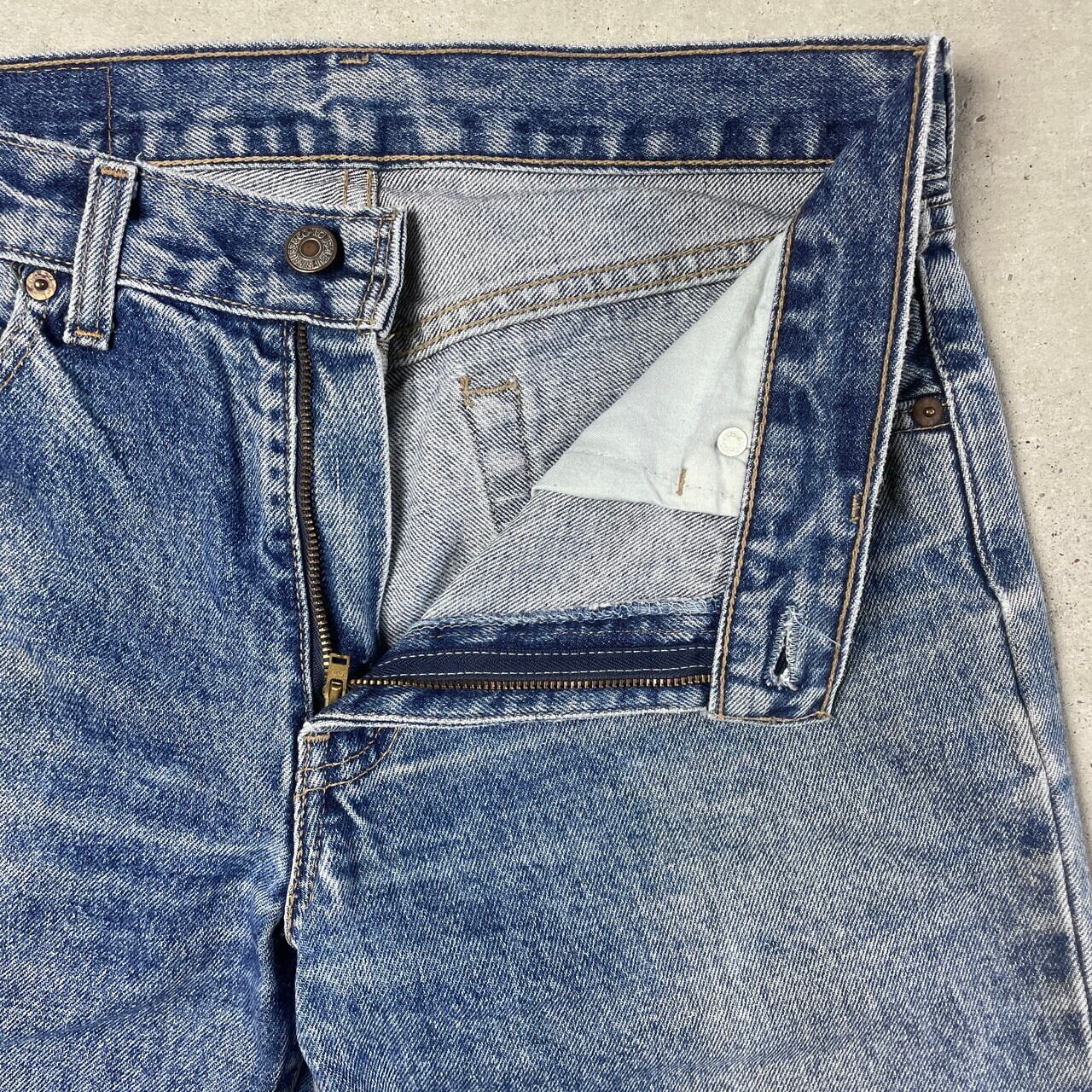 80年代 英国製 Levi's ユーロリーバイス 603 ストレートデニムパンツ