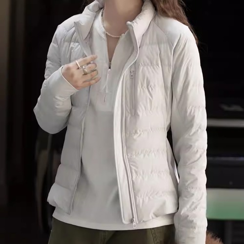 2色／スタンドカラーダウンジャケット ・20563