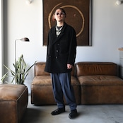 THE DAY(ザデイ)MOLESKIN DOUBLE BREASTED JACKETスタイル。