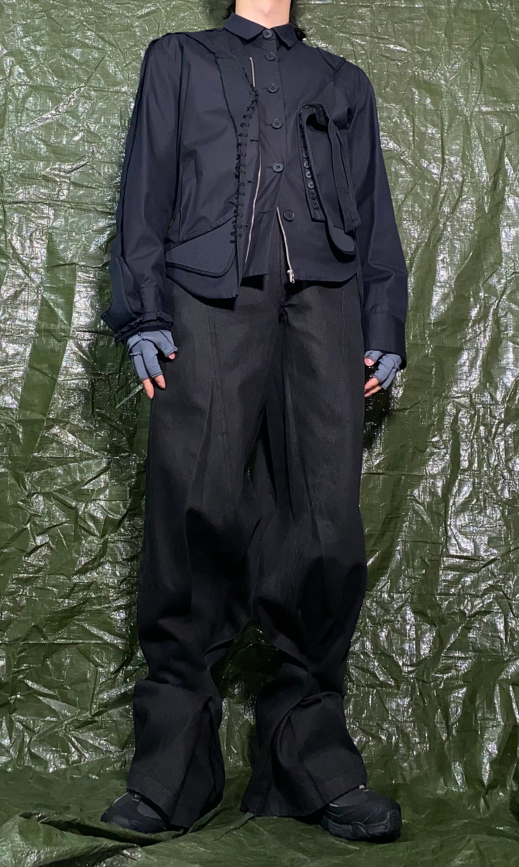 SS2002 HUSSEIN CHALAYAN LAYERED JACKET | ZSC SS2002 HUSSEIN CHALAYAN LAYERED JACKET | ZSC