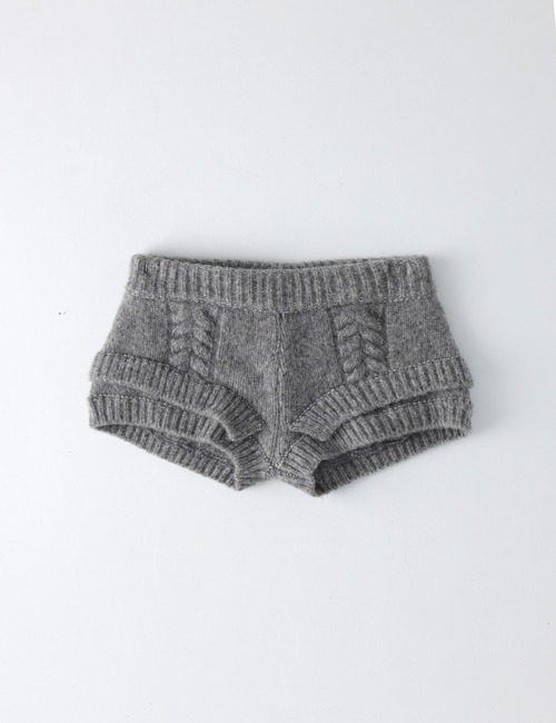 【ulikasanctus】ROPE KNIT SHORTS