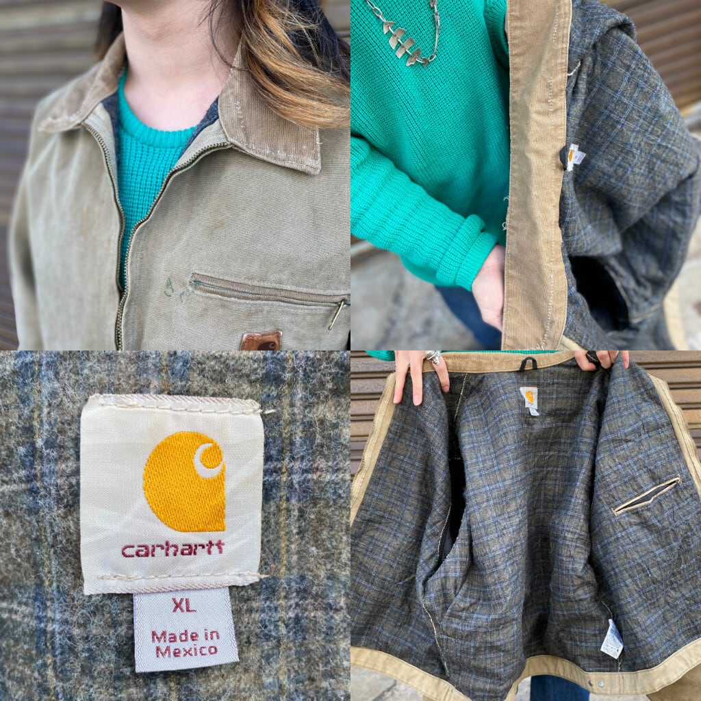 Carhartt カーハート デトロイトジャケット メンズXL 古着 ダック地