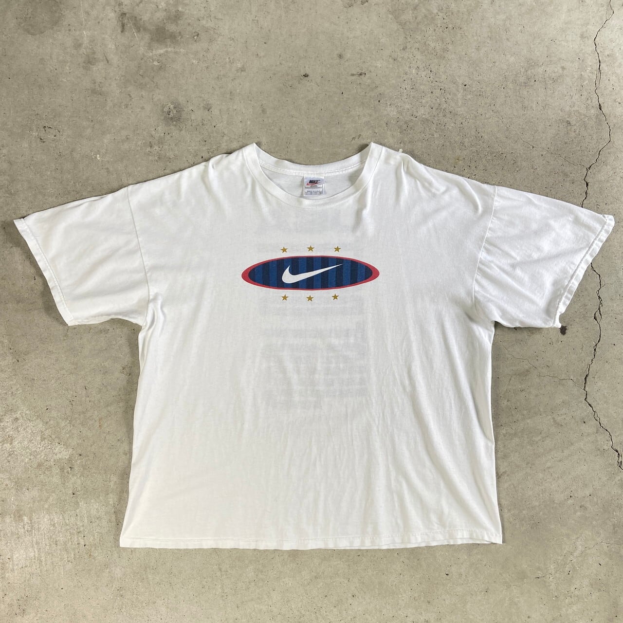 90年代 ナイキ NIKE 両面プリント スポーツTシャツ USA製 メンズM ヴィンテージ /eaa327385