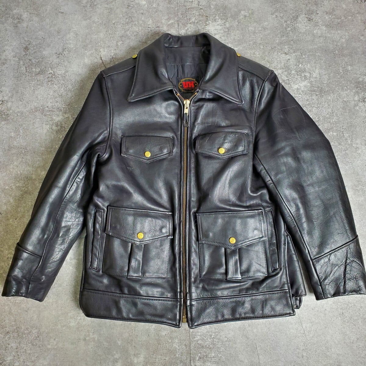 オールドギャップ レザージャケット レザーカーコート レザージャケット 00'S GAP / Leather Car Coat🥷🏻🥷🏻🥷🏻 ギャップの名品の1つ