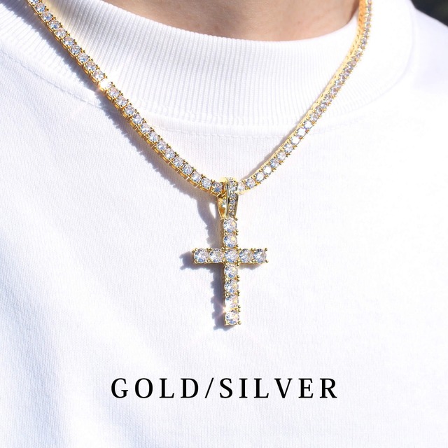Iced Out Cross Necklace MP1-32