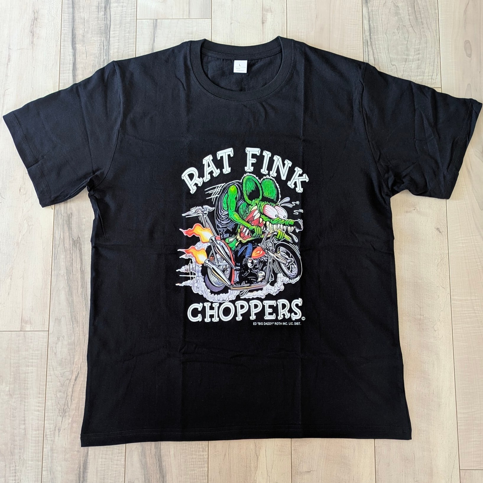 【 RATFINK（ ラットフィンク ) 】『 CHOPPERS 』Tシャツ / BLACK〚アメリカン雑貨 アメトイ〛