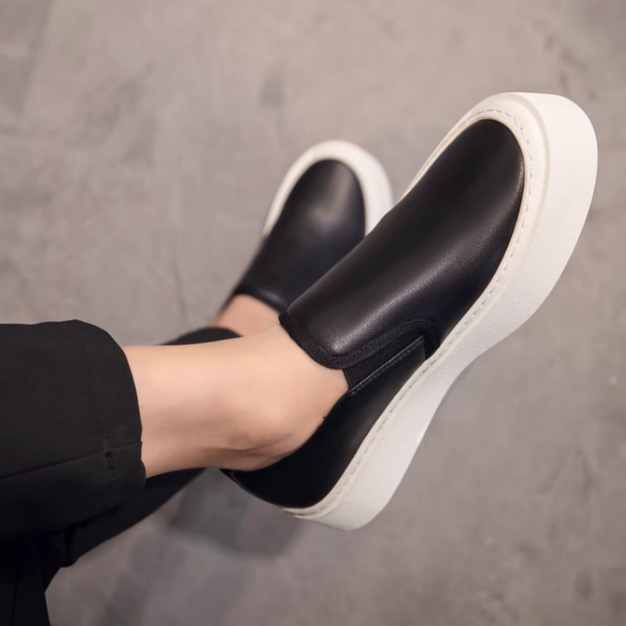 厚底スリッポン S0168