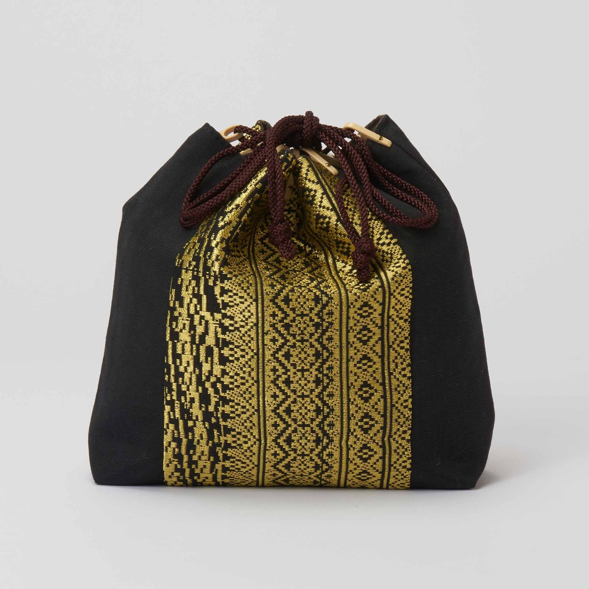 Hukumari限定品‼️激レアパネル生地　コーヒータイムポメラニアン巾着袋 信玄袋の通販は都香庵で