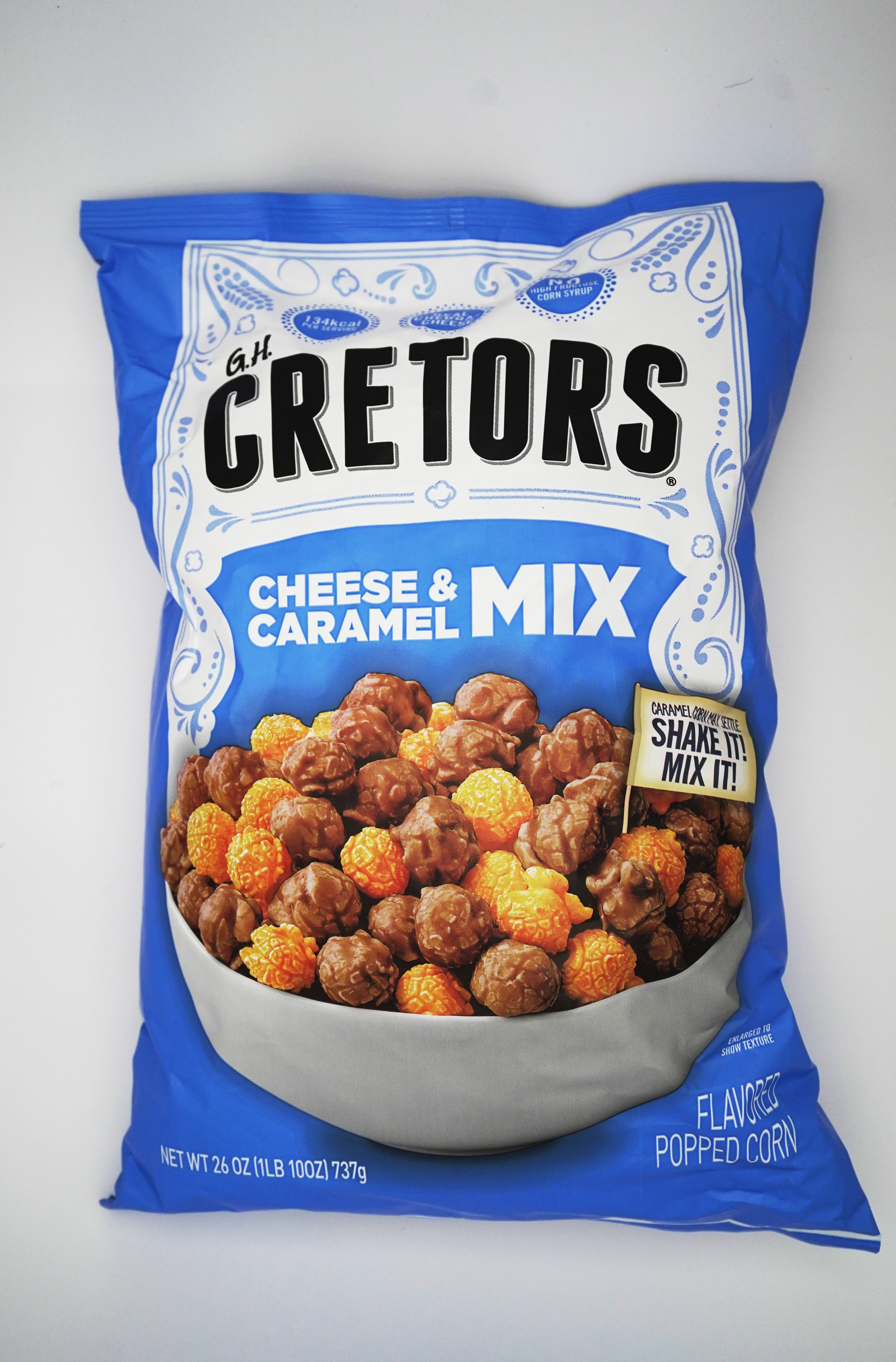 G.H CRETORS ポップコーン チーズ&キャラメルミックス737g