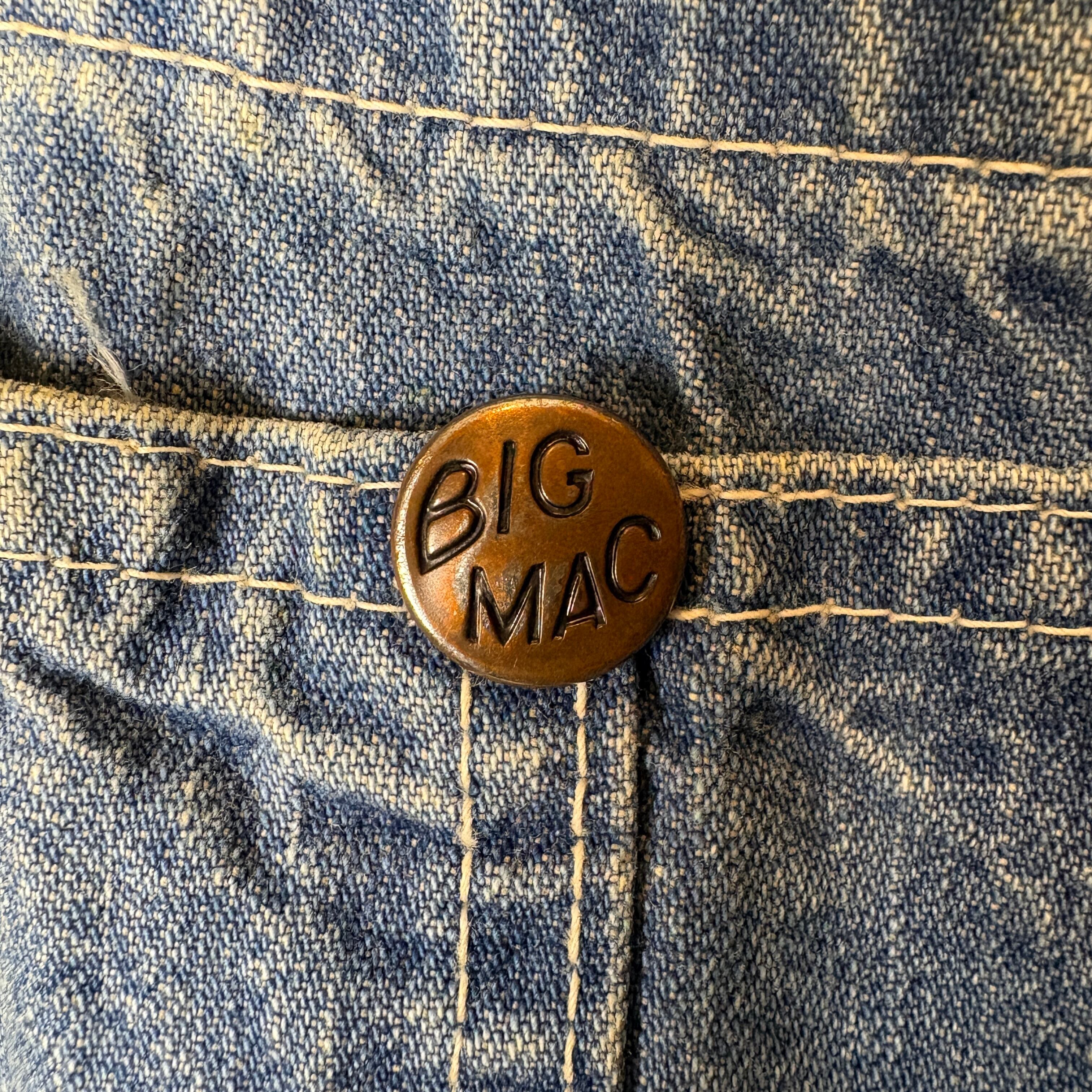 ヒッピースタイル ハンド刺繍 カスタム 70s BIG MAC ビッグマック