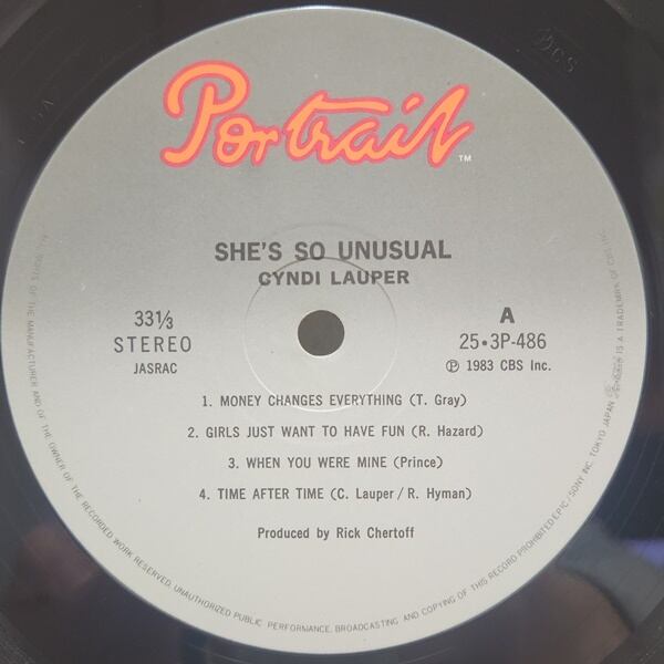 Cyndi Lauper / She's So Unusual N.Y.ダンステリア [25 3P-486] - 画像3