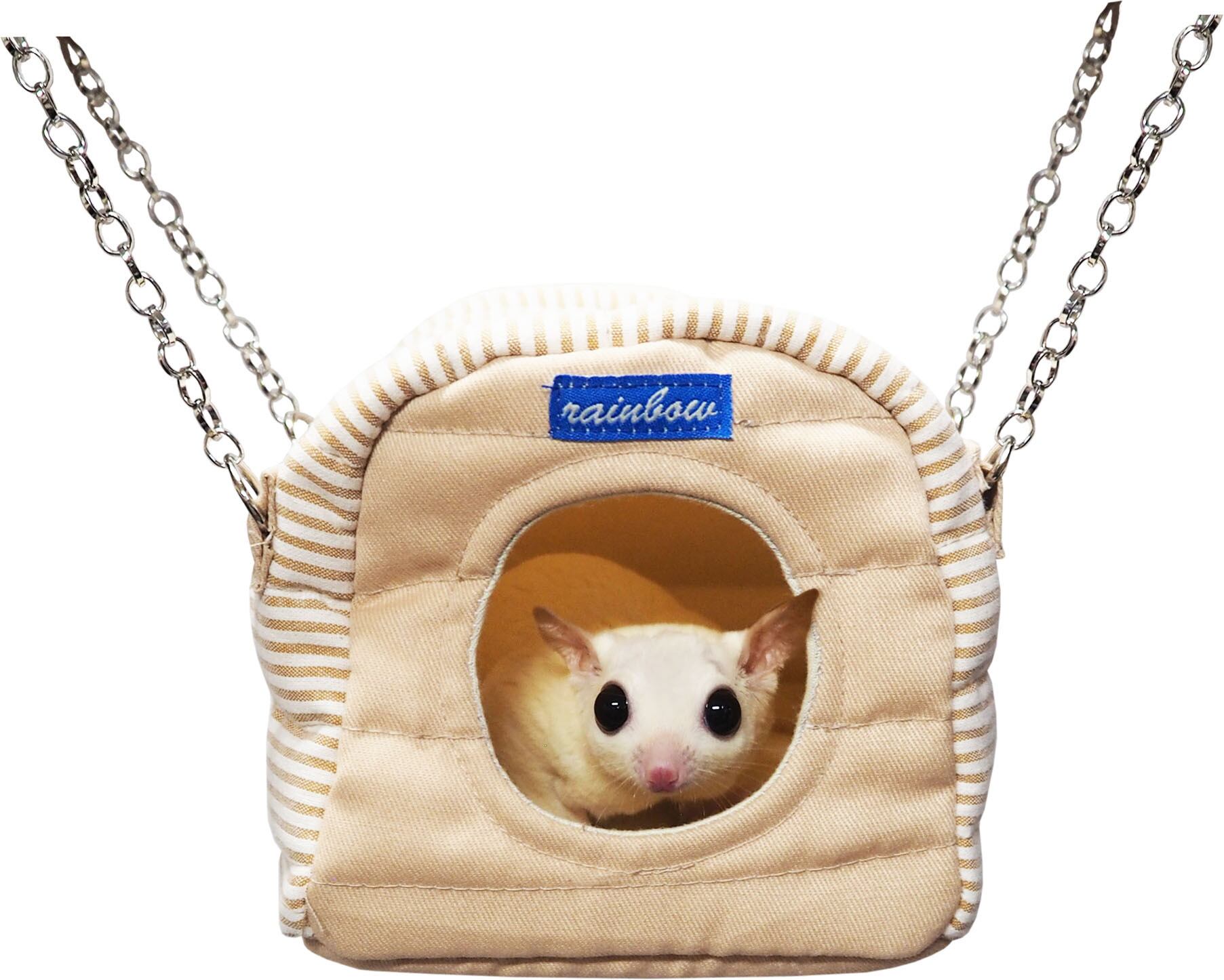 【小動物用品】アーチのおうち　ベージュ/ラベンダー