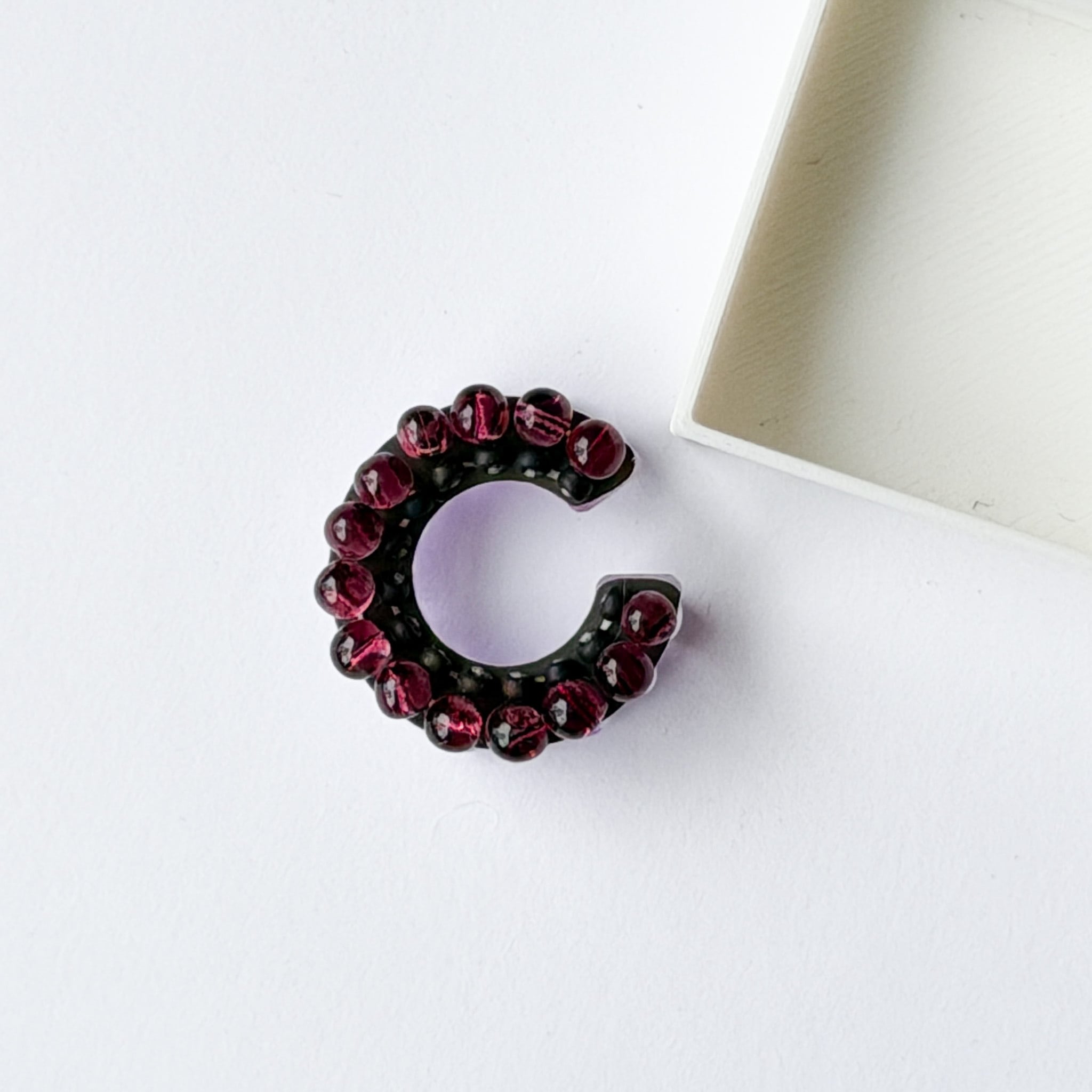puzzle ring ear cuff 'bicolor' [11]