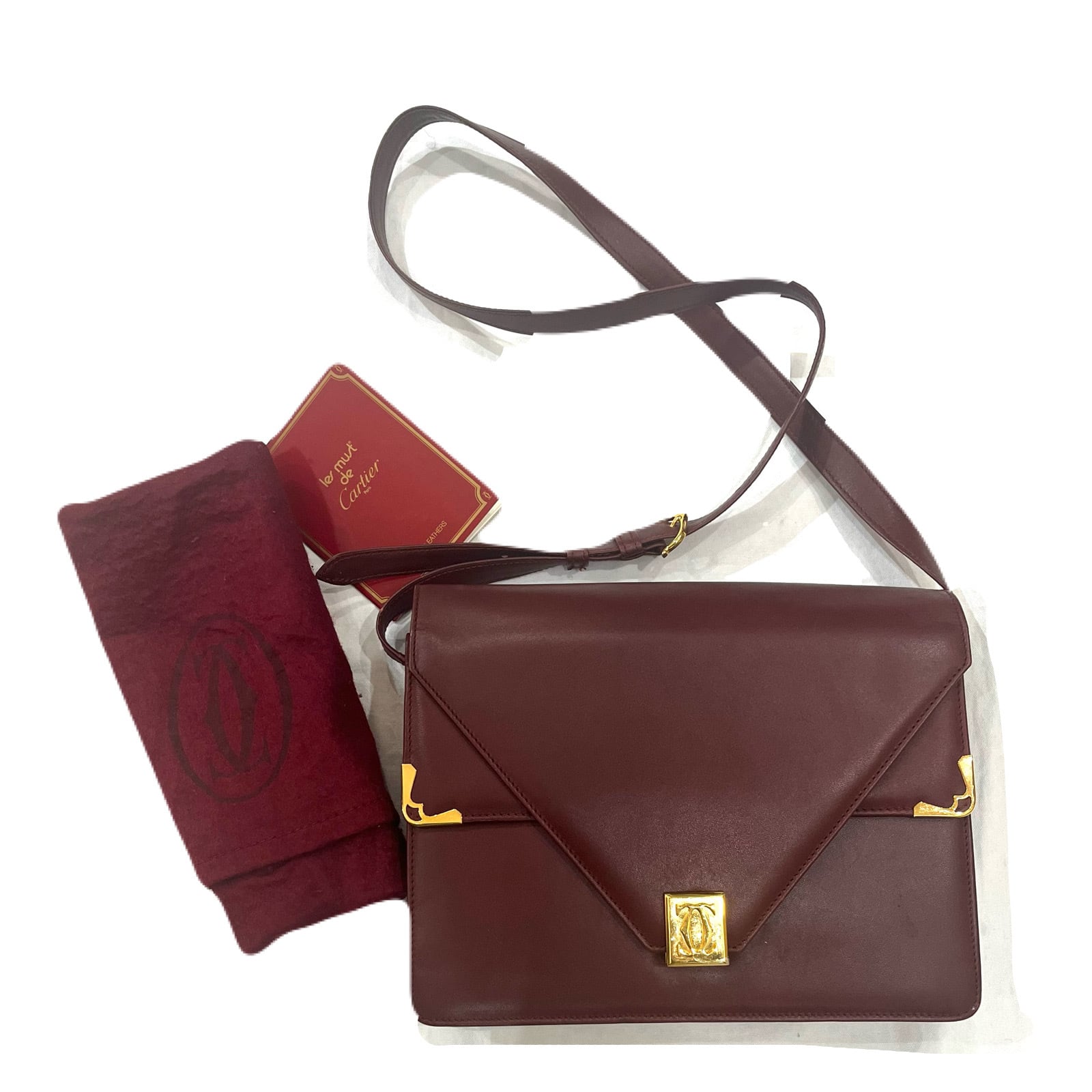 Cartier】2183 カルティエ マストライン レザーショルダーバッグ