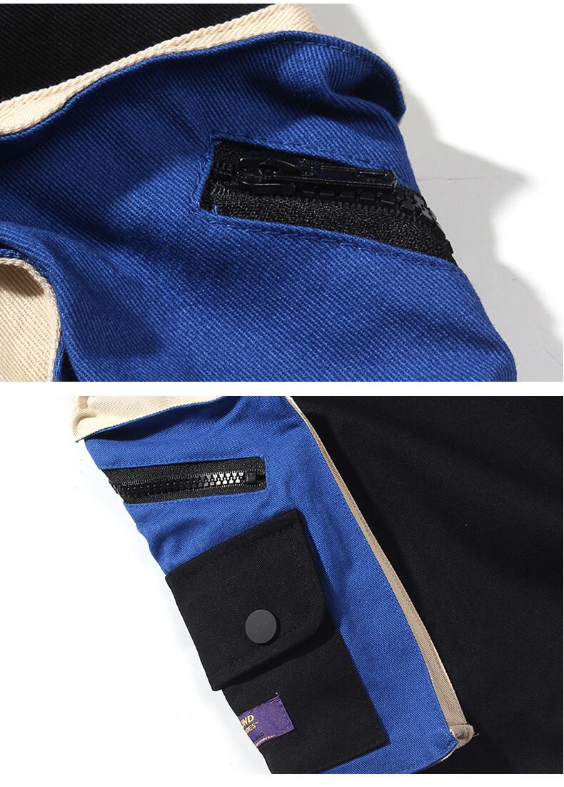 全2色 カーゴパンツ マルチポケット カジュアル ストリート