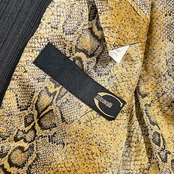 イタリア製 JUST Cavalli ジャストカヴァリ 裏地パイソン ストライプ テーラードジャケット サイズ 46 /メンズ