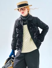 imakokoni オリジナルブラックカラーデザインフリルジャケット 255299