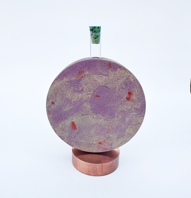 【Flower Vase】mini maru -purple