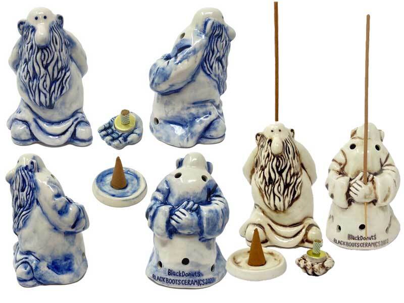 老師チャンバー お香立て、インセンスバーナー、by Black Donuts