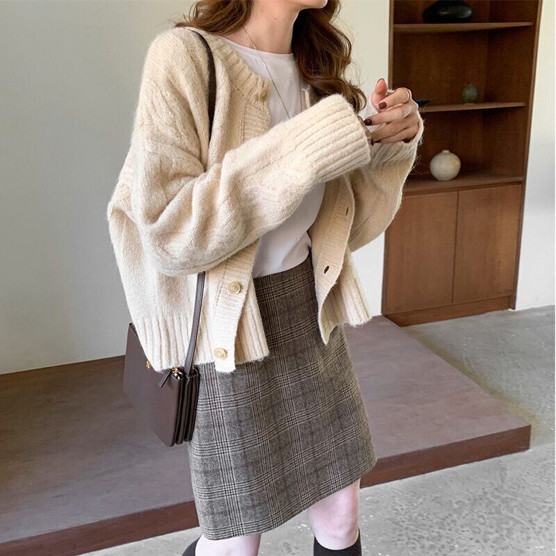 ✨人気✨　ポリアンナ　前開きフリルボーダーカーディガン　フェミニンガーリー　M