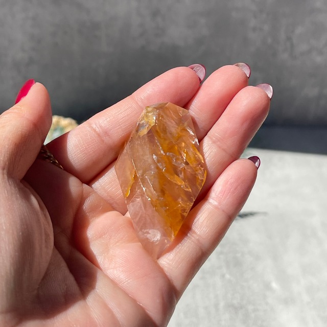 ブラジル・バイーア州産【ゴールデンヒーラー＆ローズクォーツ】フリーフォーム ⑨ 鉱物 天然石 パワーストーン