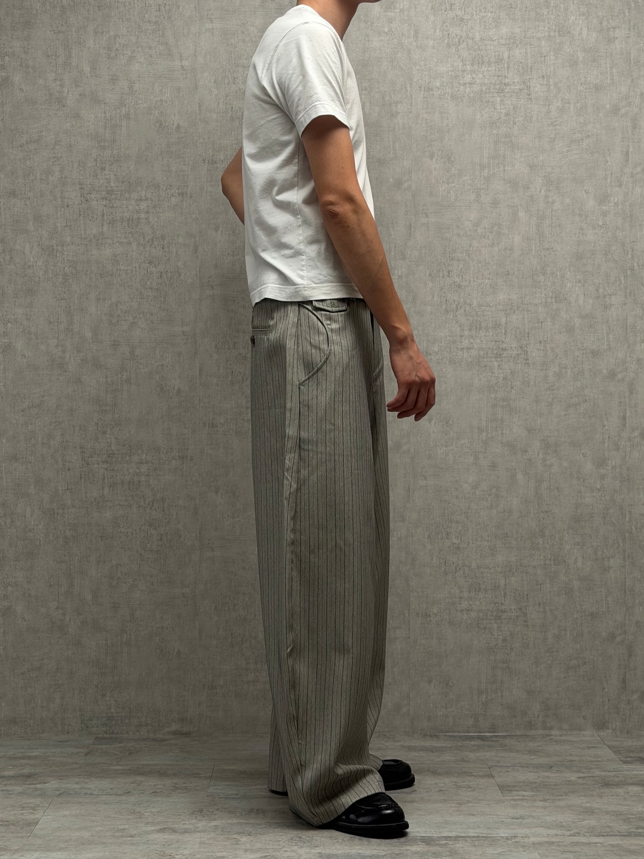 Urban Stripe Wide Trousers