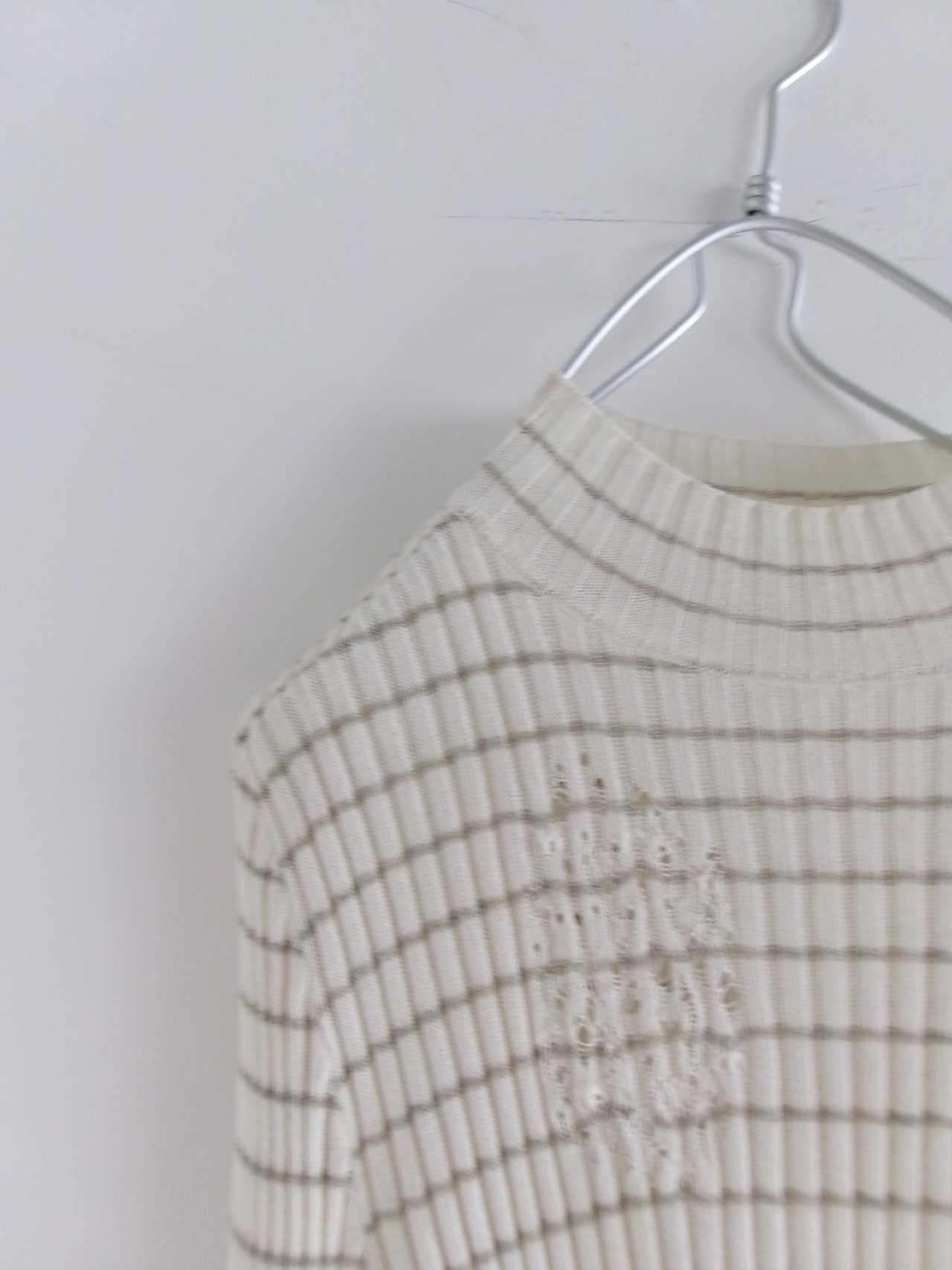 Rib design tee | リブデザインカットソー