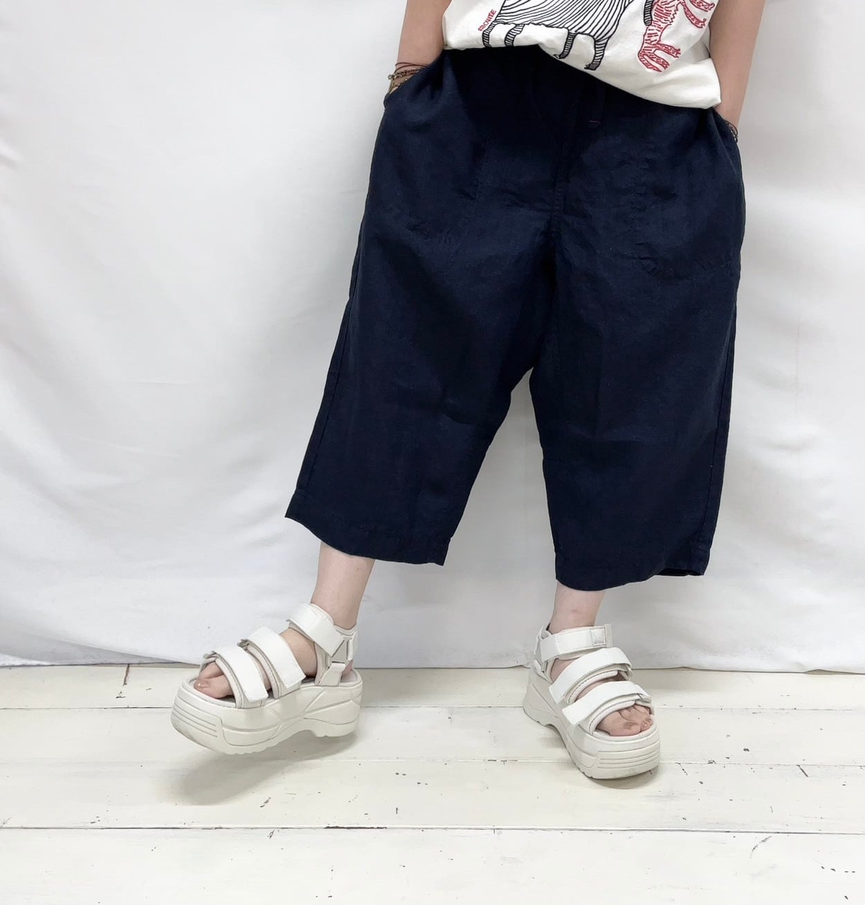 TIGRE BROCANTE】Indigo リネンシャンブレータゴサクS/PT / SPT-32