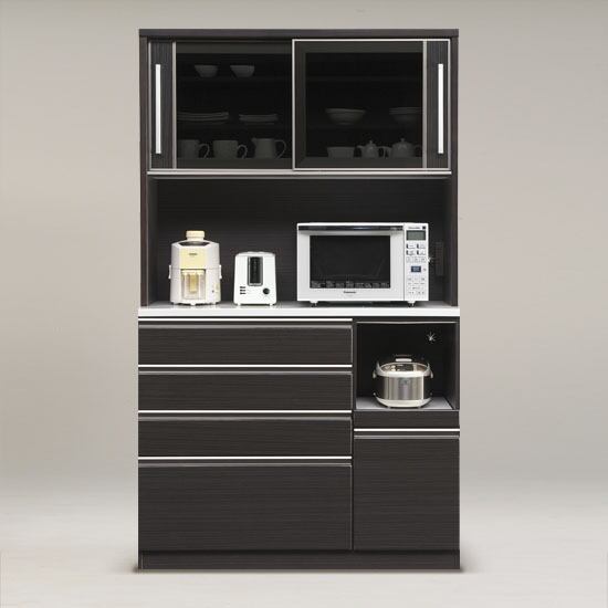 幅120】キッチンボード 食器棚 レンジ台 収納 (全2色) | 【公式】家具