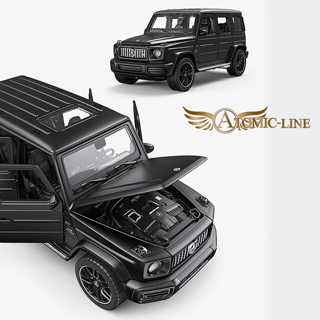 メルセデス ベンツ AMG G63 1/32 ミニカー 全2色 ライト点灯 エンジンサウンド 合金モデル 模型 ジオラマ
