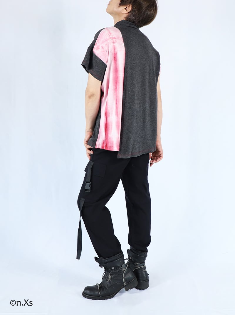 バックレイヤー・ドレープシャツ(DARK GRAY) | n.Xs バックレイヤー・ドレープシャツ(DARK GRAY) | n.Xs