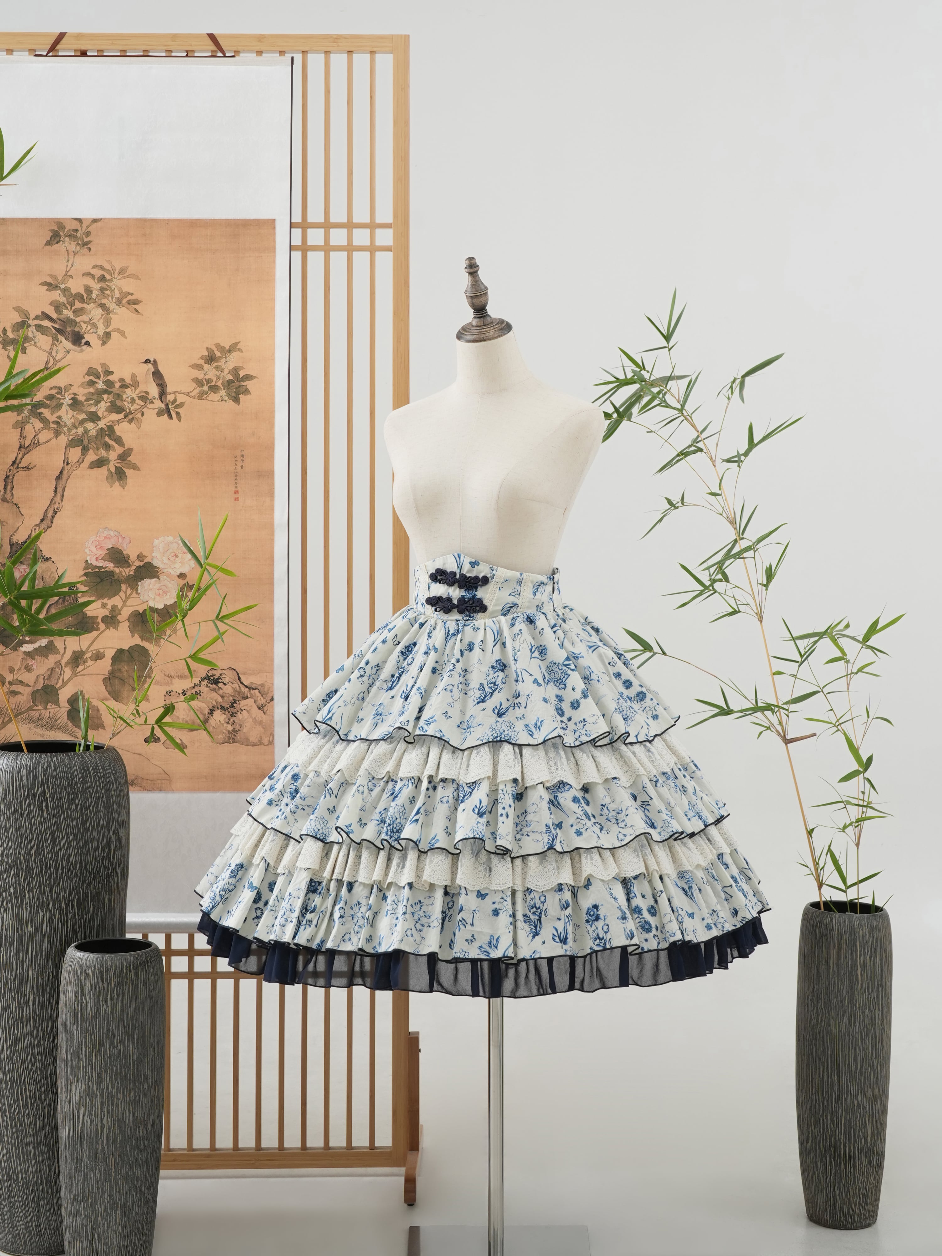 イベント・横浜店先行予約】錦花集 ティアードスカート | HoshibakoWorks