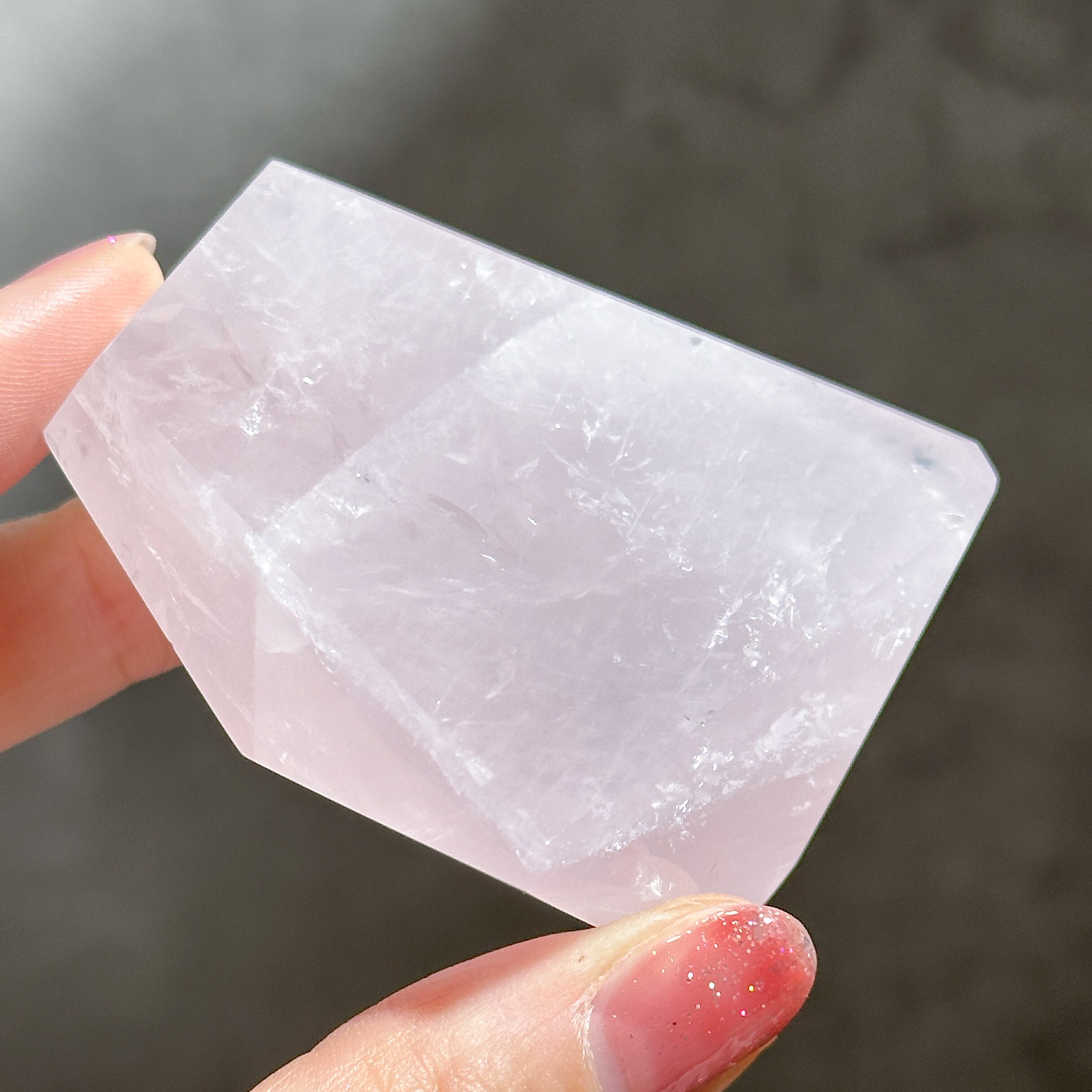ブラジル産ローズクォーツ フリーフォーム12◇ Rose Quartz ◇天然石