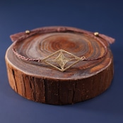 【Drithligh】真鍮×マクラメブレスレット