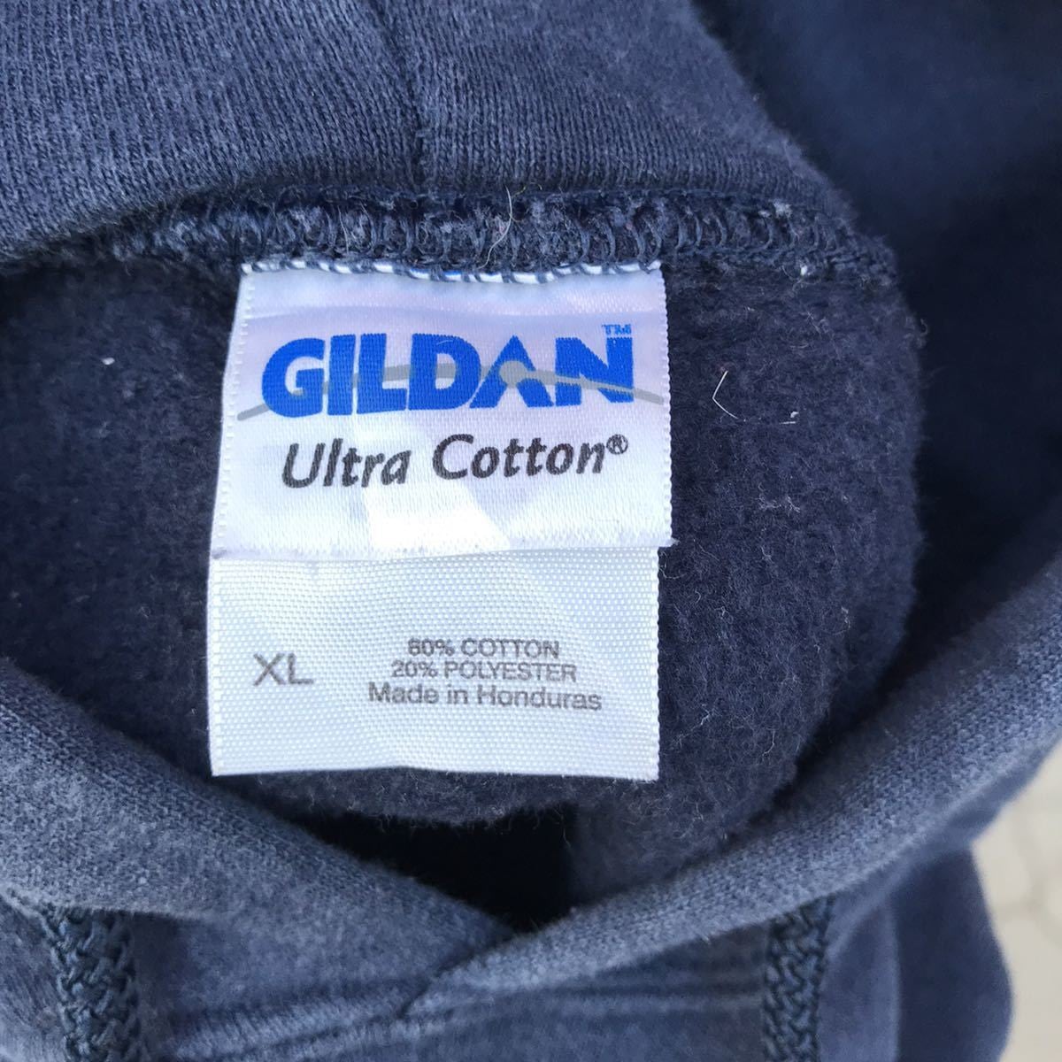 90s GILDAN 米軍 USN Navy ピンク プリント ギルダン スウェット 