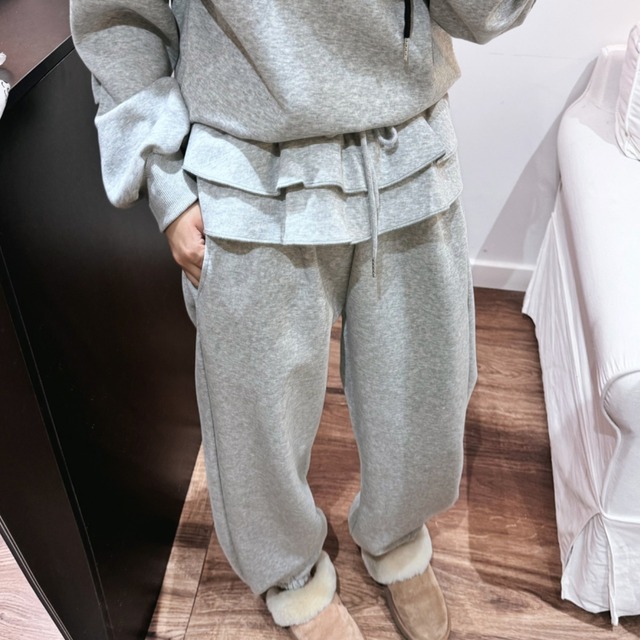 ドローストリング フリル スウェットパンツ　SA9822