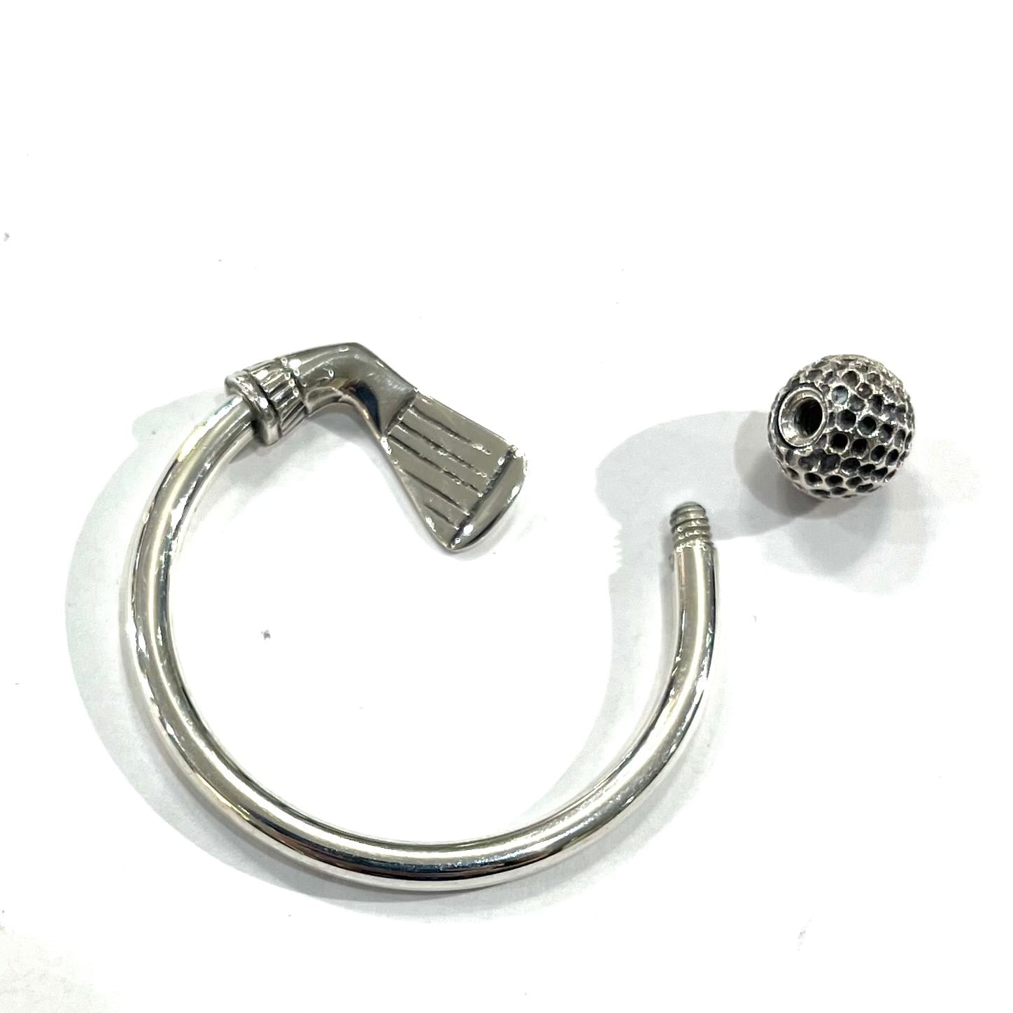 TIFFANY&Co.】2807 ティファニー ゴルフモチーフ キーリング SV925