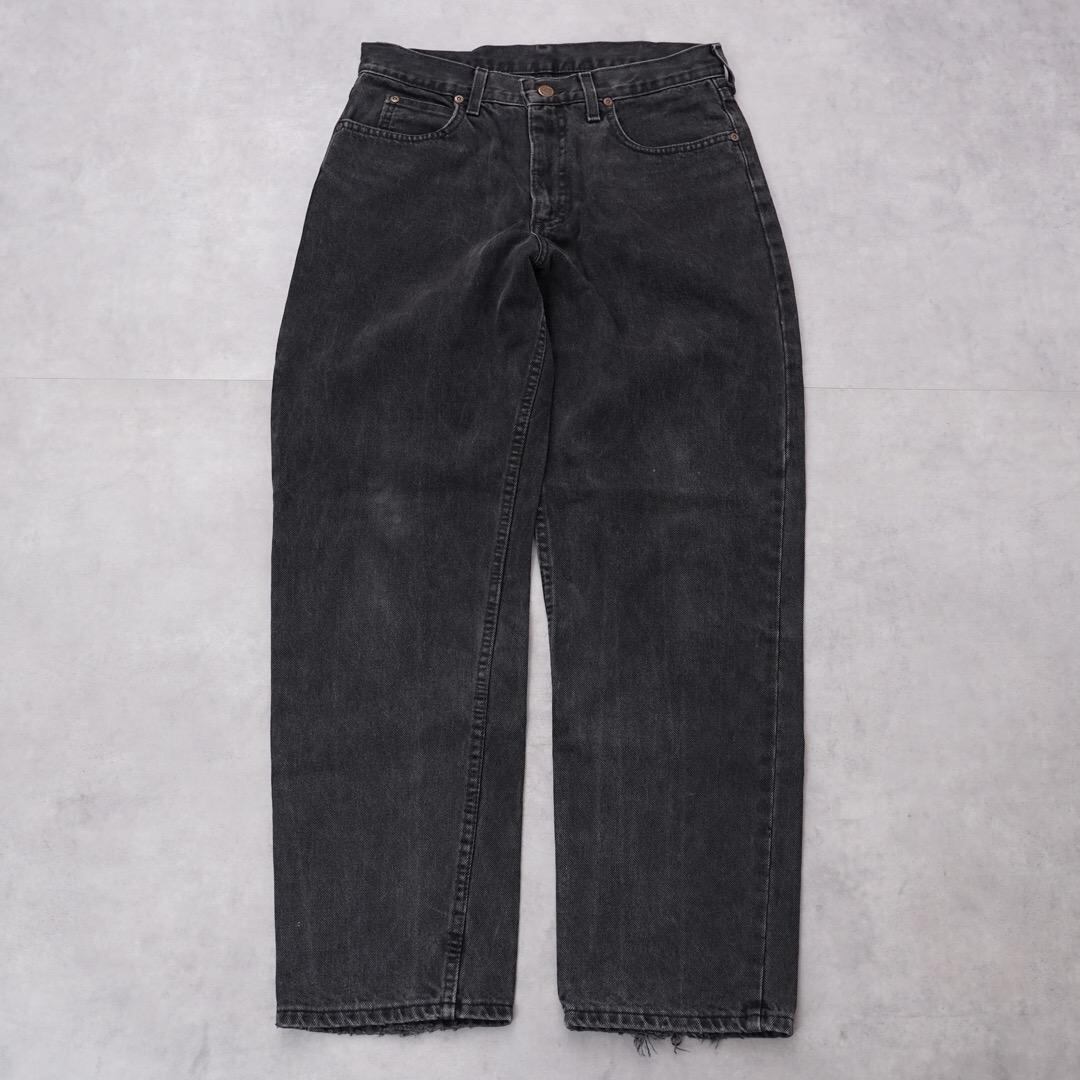 Lee リー ブラックデニム W32 ユーロ 90s ボトム 古着 黒14869