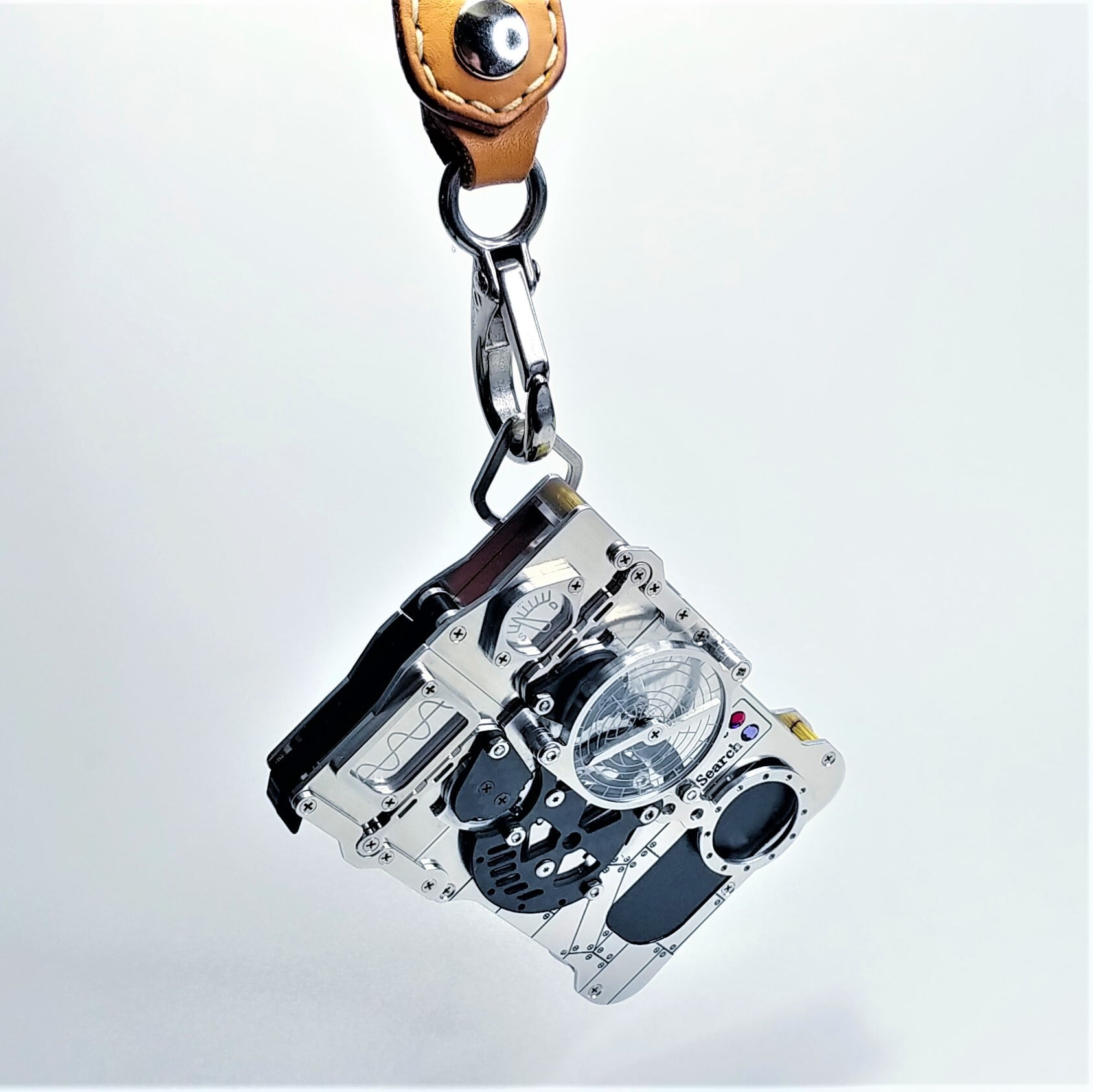 カシャっと開く！【メカニカルカードケース・名刺入れ・お財布