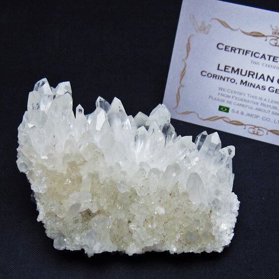 水晶 クラスター 原石 ブラジル ミナスジェライス州 コリント産 レムリアンシード 一点物 172-4192
