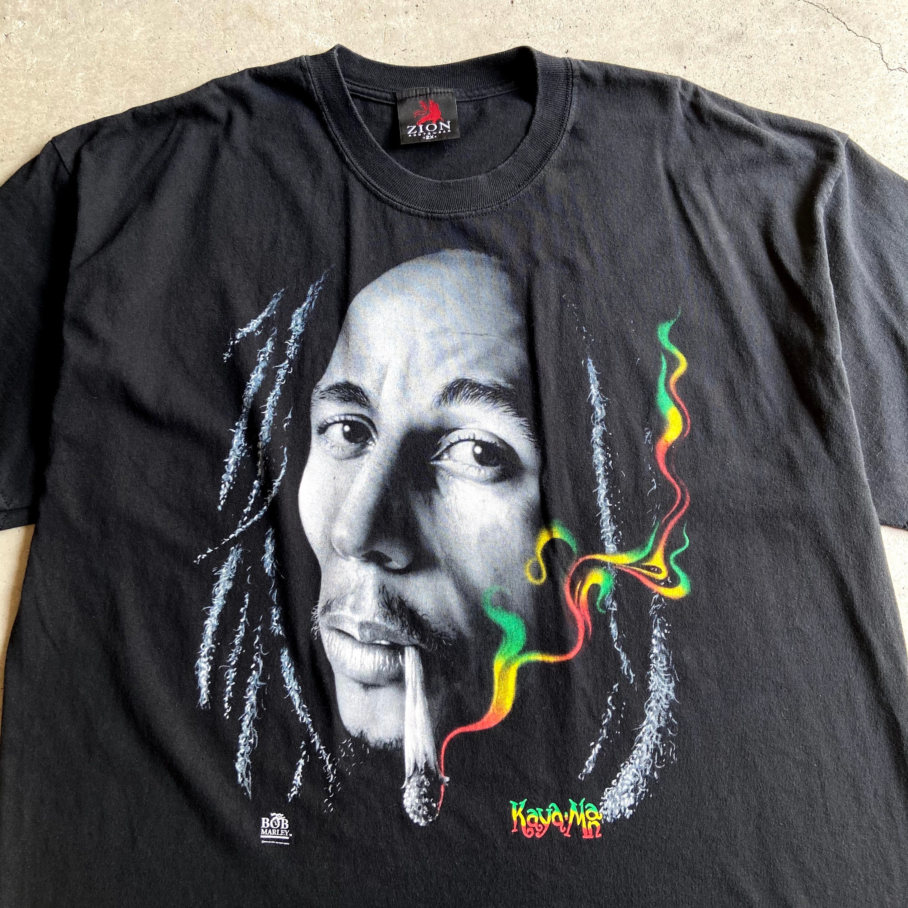 BOB MARLEY Kaya ボブ・マーリー バンドTシャツ メンズXXL 古着 黒 